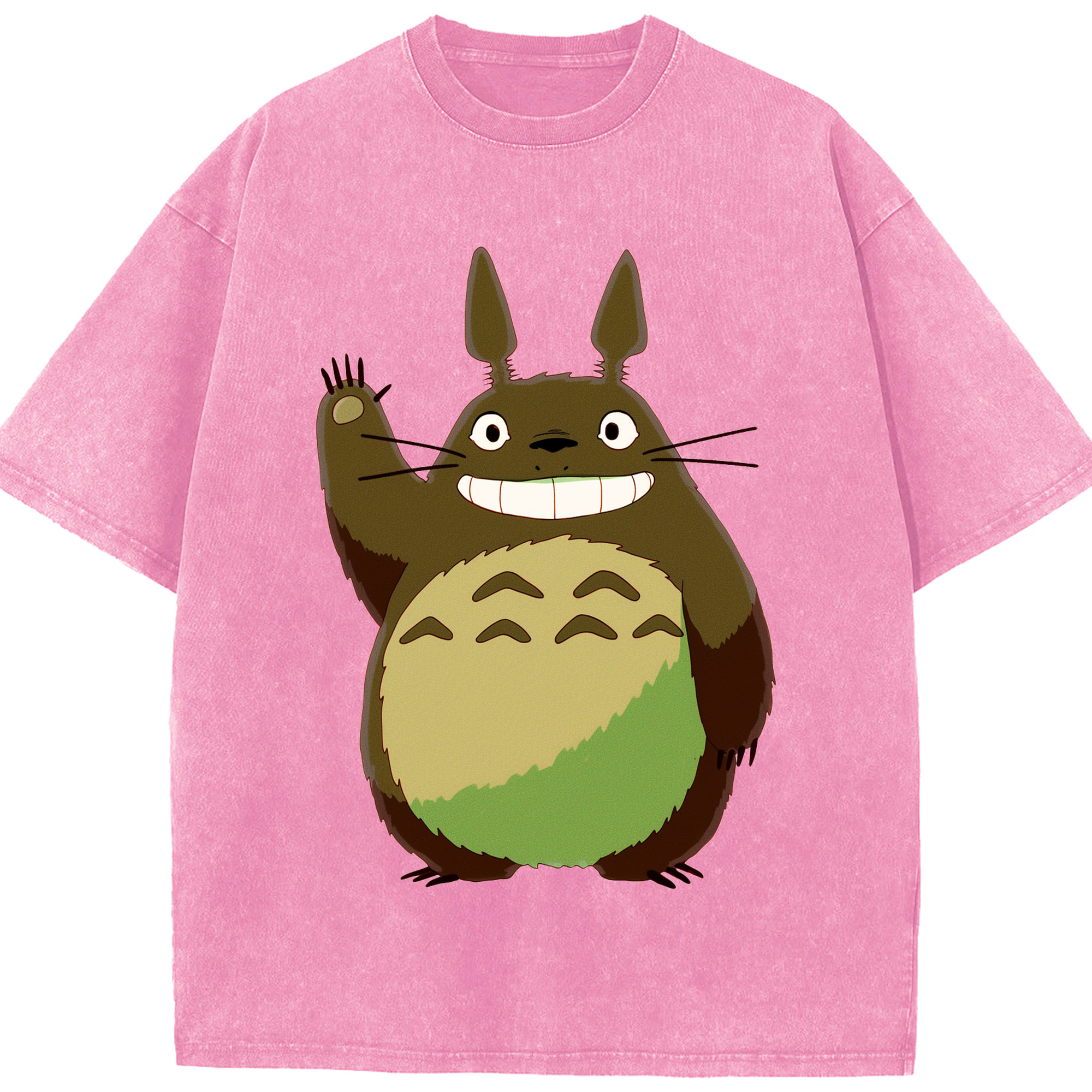 （画像用） となりのトトロ 草壁メイ 草壁サツキ My Neighbor Totoro Satsuki Kusakabe Mei Kusakabe 綿100% ヴィンテージ風 半袖Tシャツ（フロントプリント）